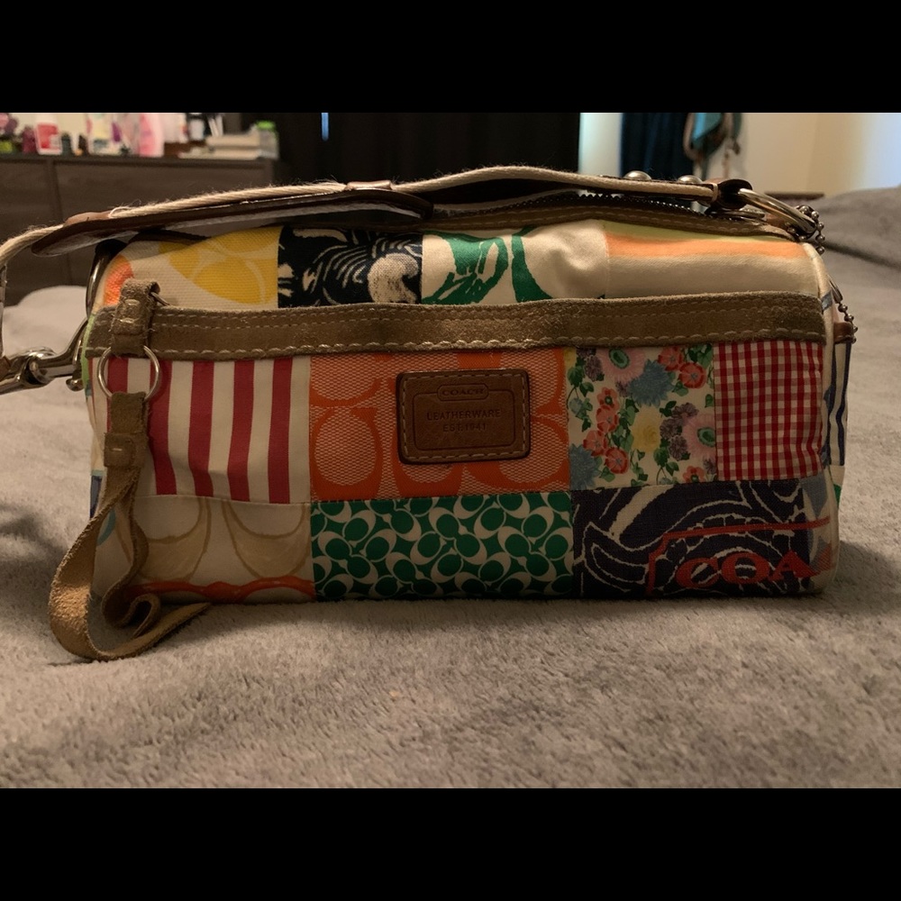 Vintage coach patchwork’s purse